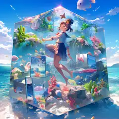 CUBEの箱庭の珊瑚礁