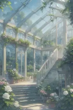 薔薇と温室