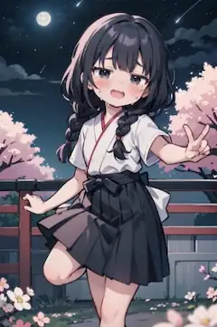 腋巫女になるアカネさん幼女時代、メスガキしまくったら怒られて逃走中