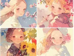 春夏秋冬。