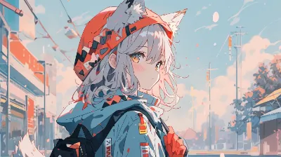 銀髪少女の街角冒険記