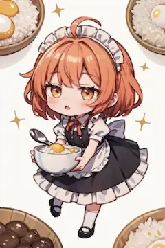 キラキラ卵かけご飯
