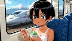 新幹線で味わう甘い驚き