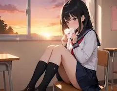 夕焼け教室に届いたハートの恋文