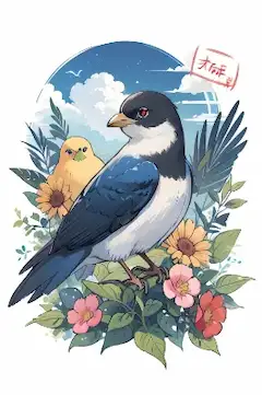 鳥のイラスト