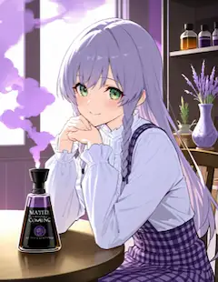 ラベンダーの香り可視化