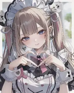 指先で紡ぐメイドのハート