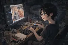 深夜の部屋で紡がれるファンタジー