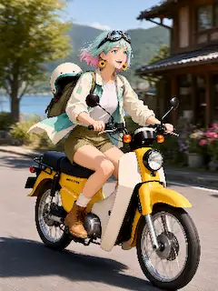 雫ちゃん💧ちょっとだけ遠乗した