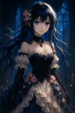 青き薔薇の姫と深夜の秘密