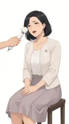 電マと女性　GIF