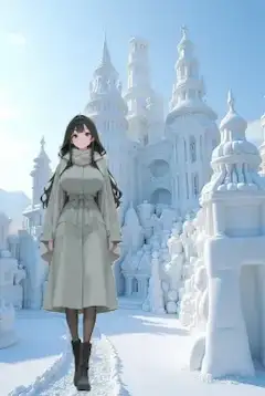 雪像と記念撮影　PART12