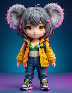 日帰り異世界旅行社　添乗員　コアラ獣人のコロちゃん
