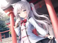 お正月猫耳少女