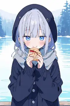 静寂の湖に。