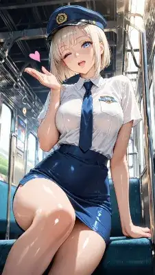 所望、投げキッス