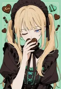 甘いチョコに溶ける少女の午後