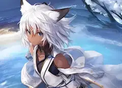 水辺にて