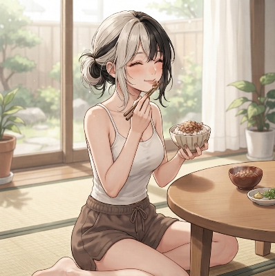 おはよー☀️（くるみちゃん）