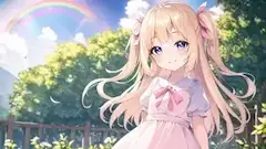 (4K壁紙)金髪少女の壁紙集 6月の風景