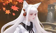 狐少女と秋