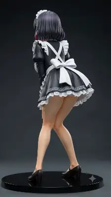 メイド服の女の子フィギュア