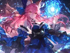 nijijourneyでカッコいいFateの玉藻の前🦊
