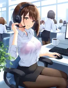 コールセンターのお姉さん