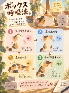 三毛猫と、4秒ずつひと呼吸