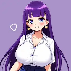 創作キャラ　伊馬寺美女（アイコンver）