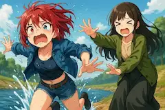 【過去画像リメイク企画 14】 赤髪女性の悲劇？