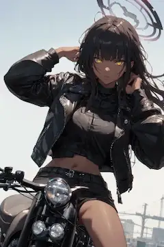 角楯カリンVer.バイク（BlueArchive）