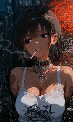 たばこ女子（ヤニじょ）
