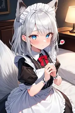 銀狐っ娘