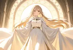 光に祝福された白き聖女