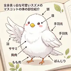鳥の筋肉を見るチュン！