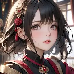 紅玉を纏う黒髪の美少女