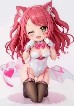 オリジナルキャラ　サキュバス「ラフィーネ」　3Dフィギュアにしてみました。