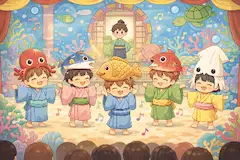 たいやきヒラメの舞い踊り