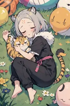 おでこに模様が出た方は…（お題：おでこ）