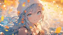 星の湖で織りなす秋の微笑み