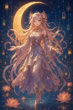月下の蓮華姫と永遠の舞