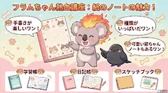 フラムちゃん熱血講座！(ノート！)、黒雀ちゃんも解説するわん！