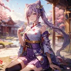 【原神】刻晴 着物