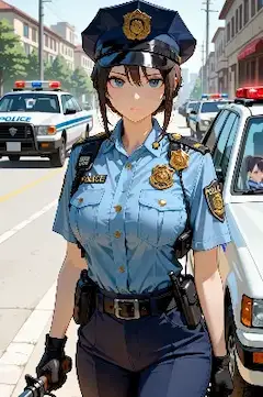 街を守る青い制服の決意