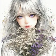 かすみ草のドライフラワー