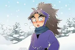 雪でスノー