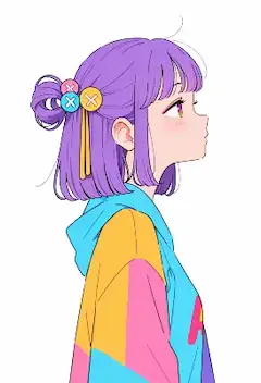 紫髪少女の甘い秘密の瞬間