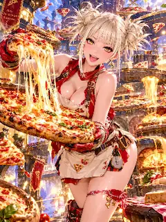 Himiちゃん🧡第4層フードコートダンジョン　チーズがとろける幻想ピザ工房