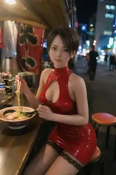 夜の仕事帰りの真衣先生
